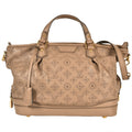 Louis Vuitton Beige Beige Poodle Monogram Mahina Leather Tote Bag (Pre-Owned)
