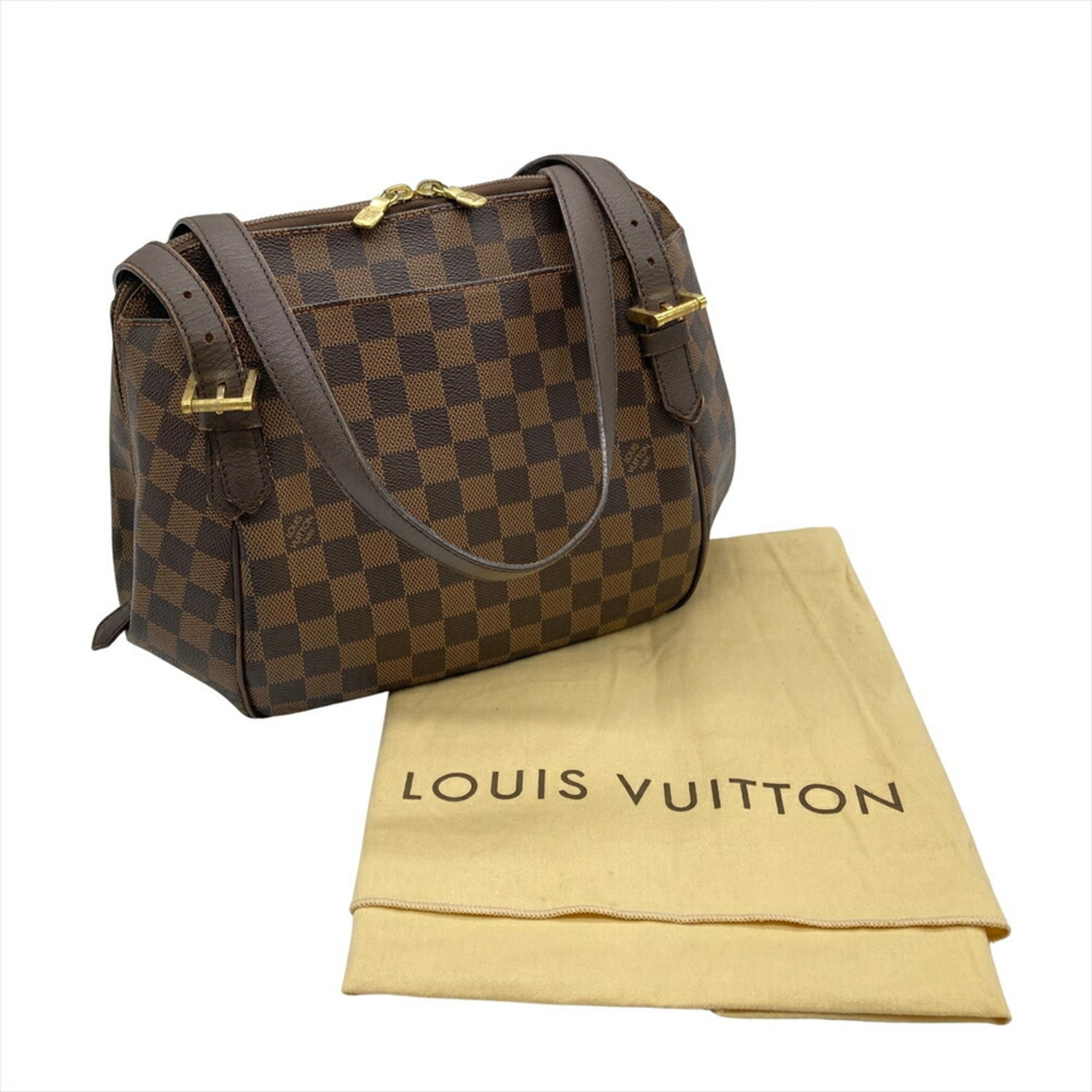 Louis Vuitton Damier Brown Damier Canvas Damier Canvas Shoulder Bag (Pre-Owned)