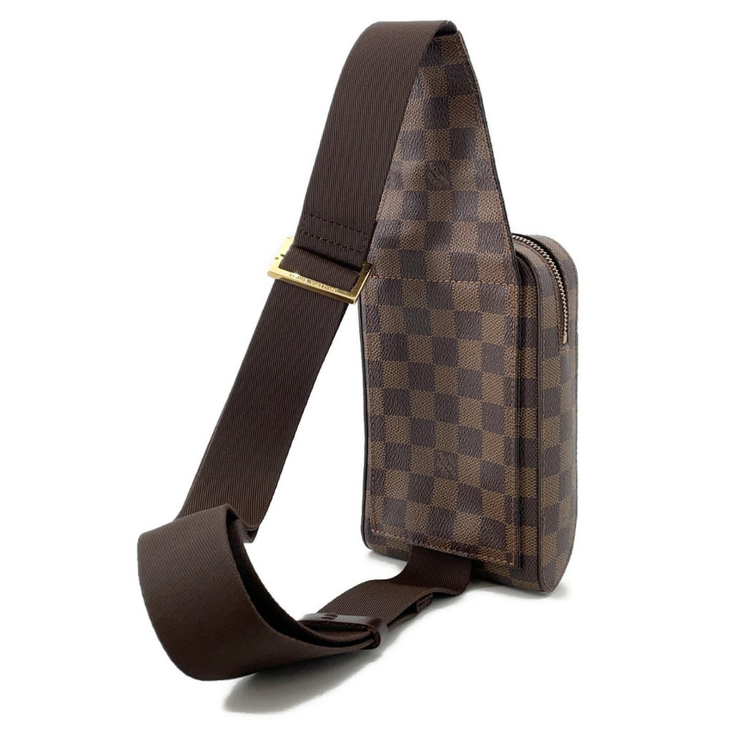 Louis Vuitton Damier Brown Damier Canvas Ebene Red Color Shoulder Bag Sling Bag (Pre-Owned)