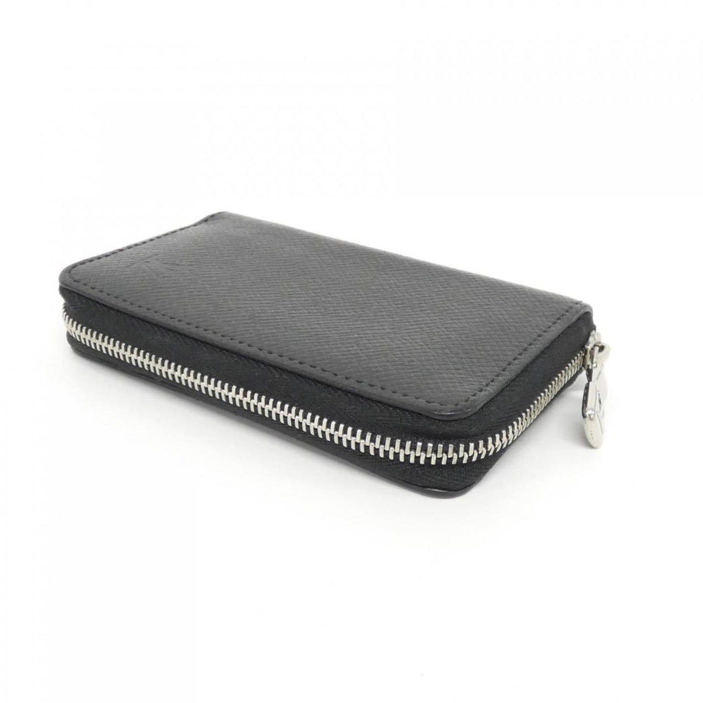 Louis Vuitton Black Leather Coin Purse/Coin Case (Pre-Owned)