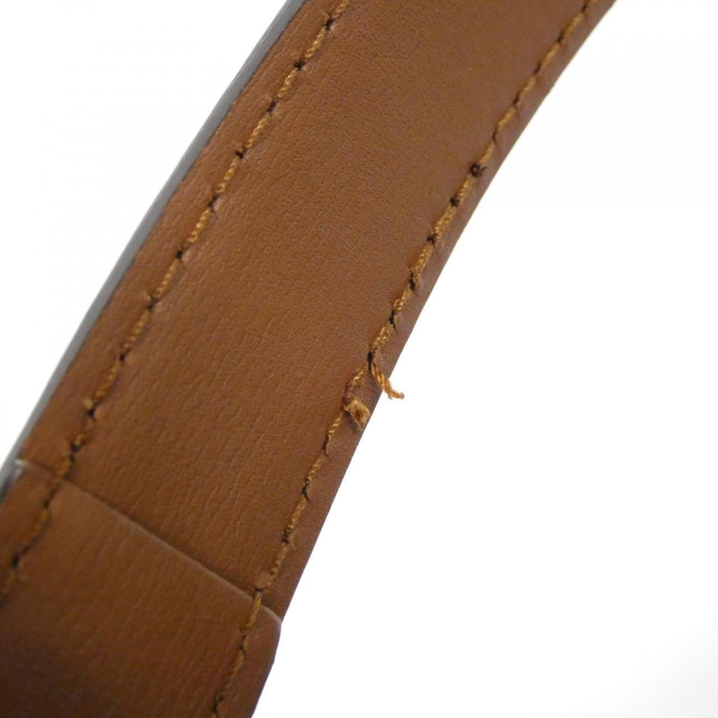 Louis Vuitton Marron Coated Canvas Leather Shoulder Bag (Pre-Owned)
