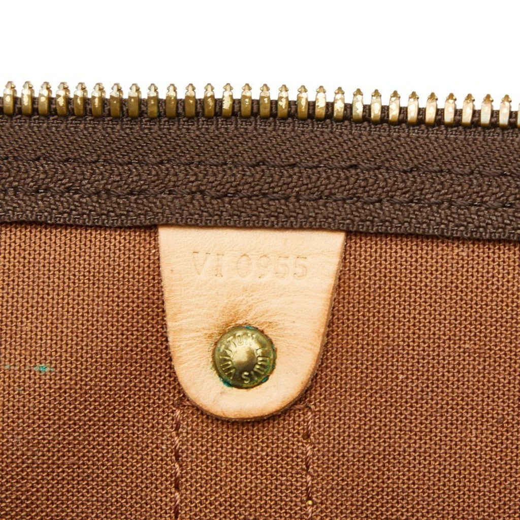 Louis Vuitton Brown Pvc Leather Boston Bag Shoulder Bag (Pre-Owned)