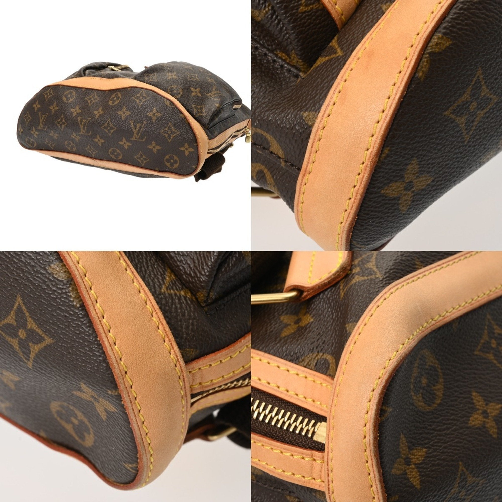 Louis Vuitton Brown Monogram Canvas Backpack (Pre-Owned)