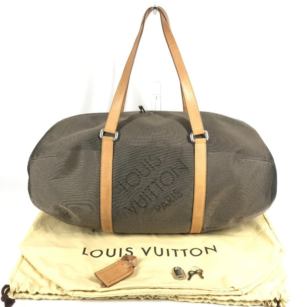 Louis Vuitton Khaki Damier Geant Boston Bag Shoulder Bag (Pre-Owned)