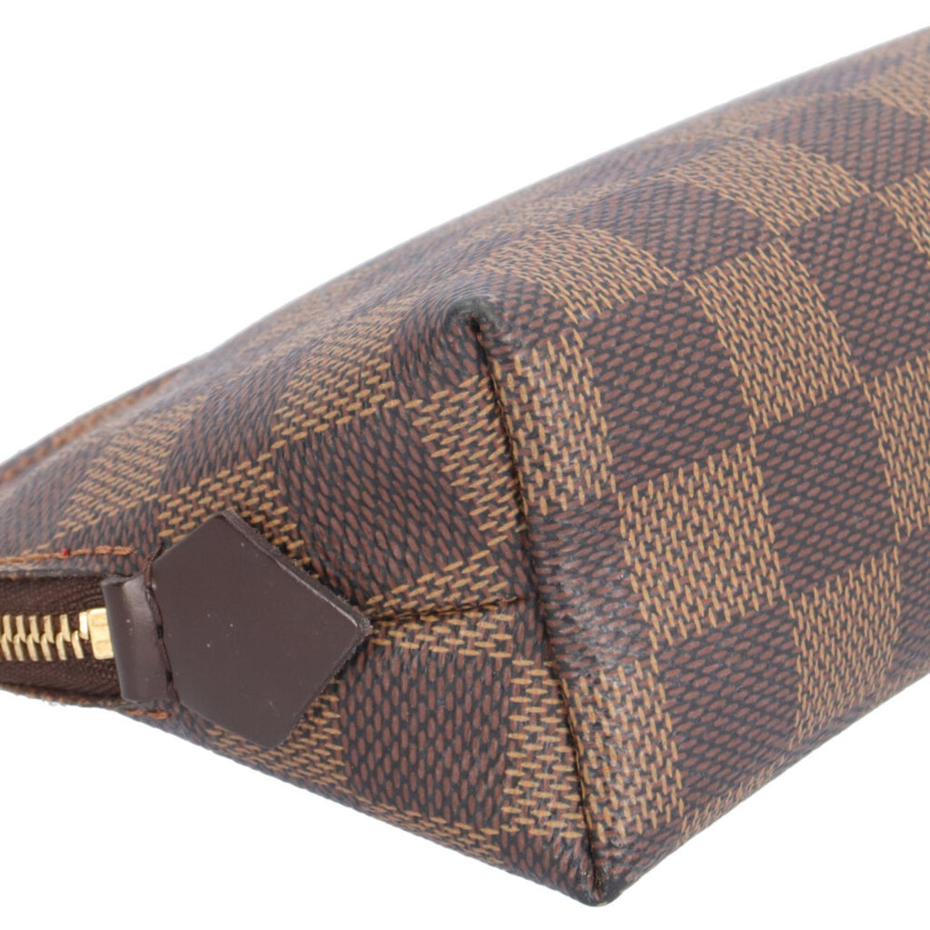 Louis Vuitton Damier Brown Damier Canvas Galle Damier Canvas Pochette Pouch (Pre-Owned)
