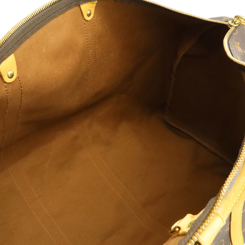 Louis Vuitton Brown Monogram Canvas Boston Bag Shoulder Bag (Pre-Owned)