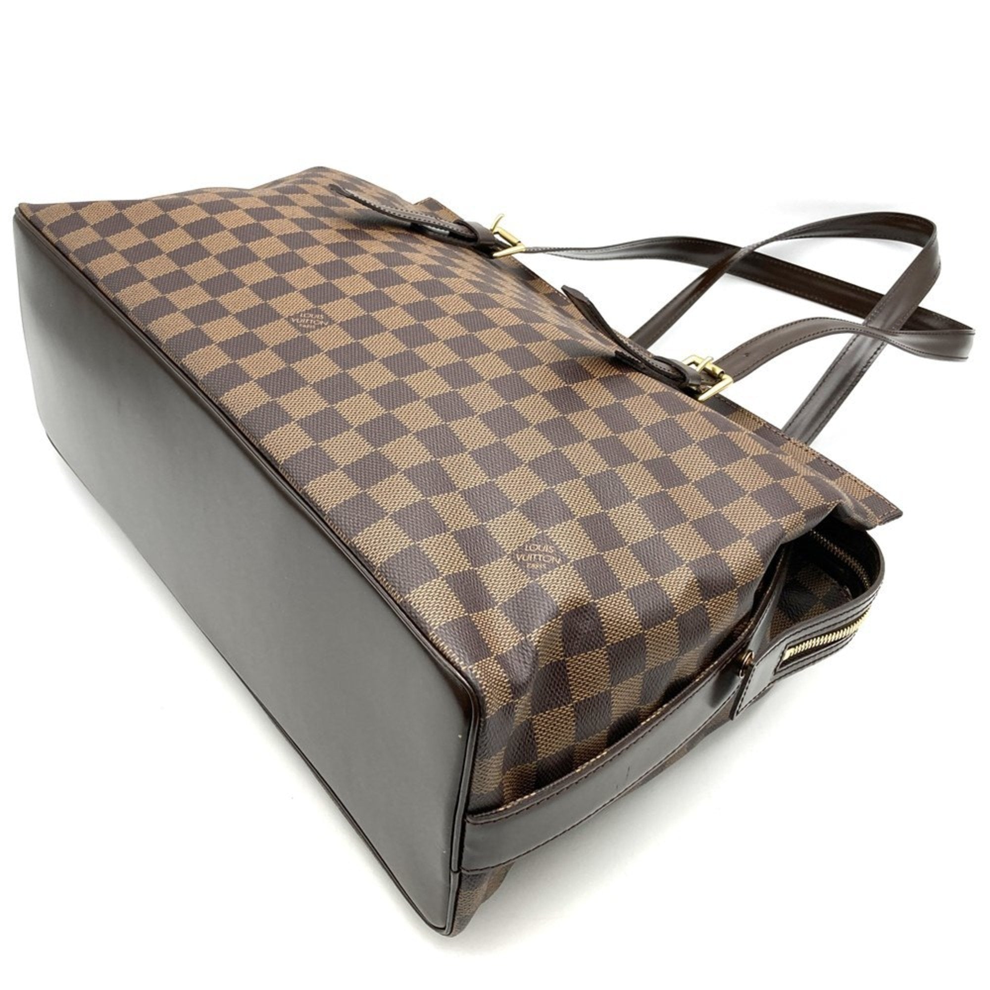 Louis Vuitton Brown Damier Canvas Shoulder Bag Tote Bag (Pre-Owned)