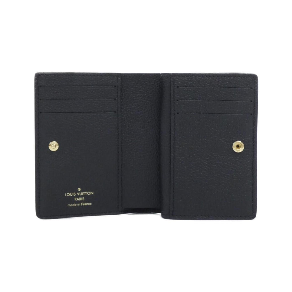 Louis Vuitton Black Leather Wallet (Bi-Fold) (Pre-Owned)