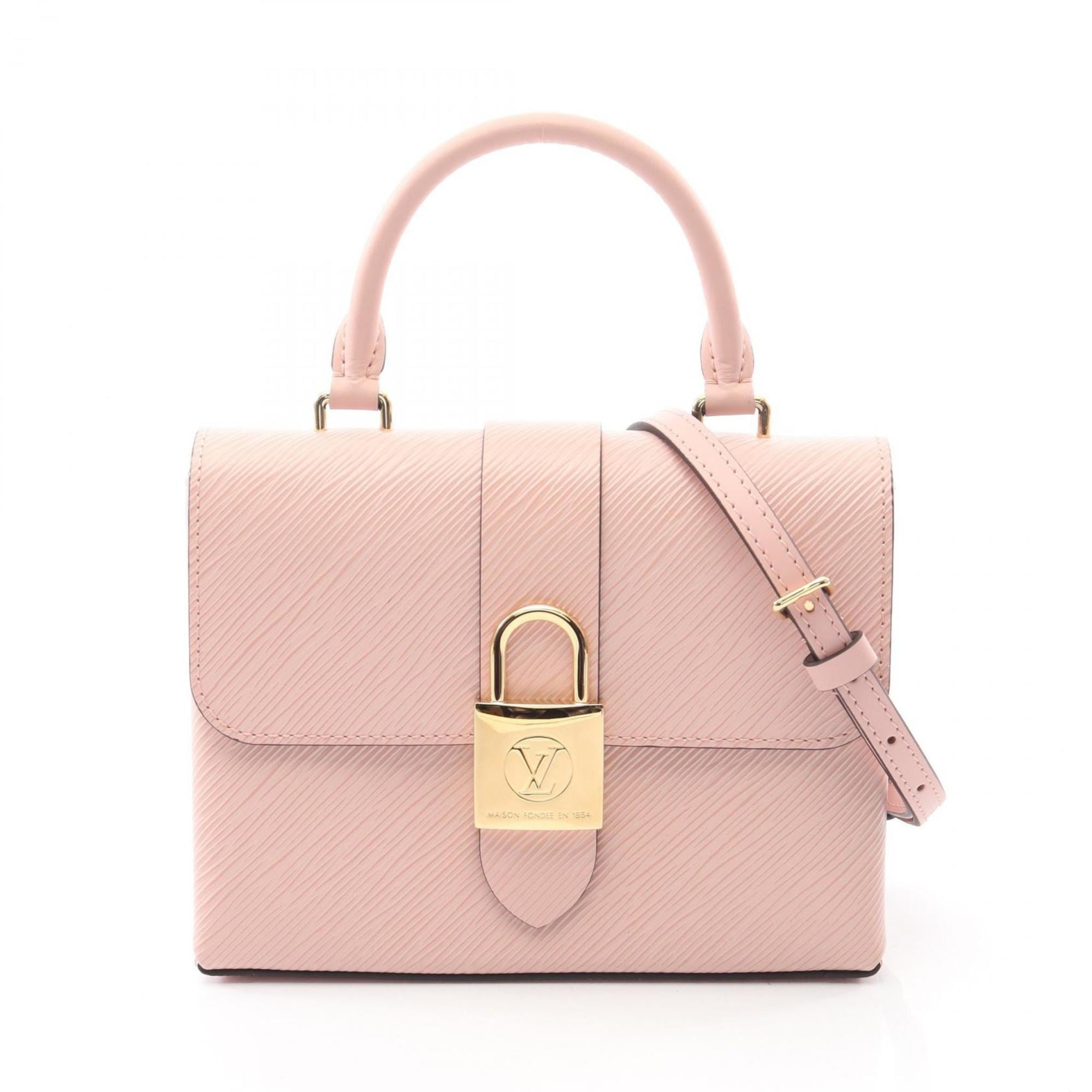 Louis Vuitton Pink Leather Handbag (Pre-Owned)