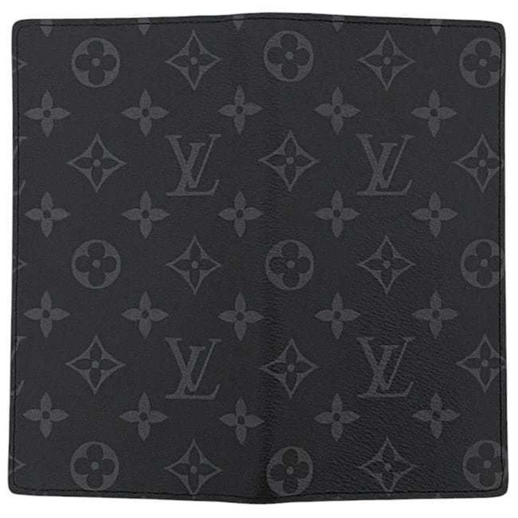 Louis Vuitton Black Monogram Eclipse Monogram Eclipse Long Wallet (Bi-Fold) (Pre-Owned)