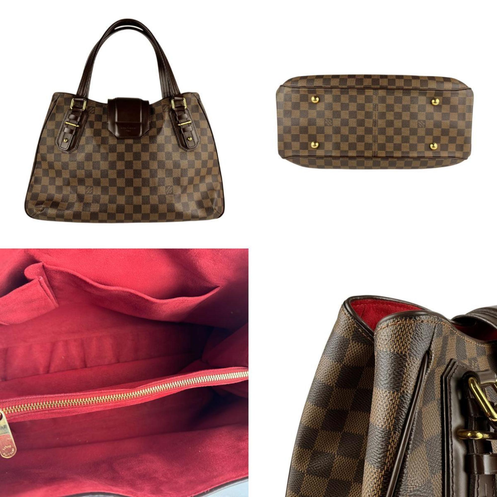 Louis Vuitton Ebene Damier Canvas Handbag (Pre-Owned)