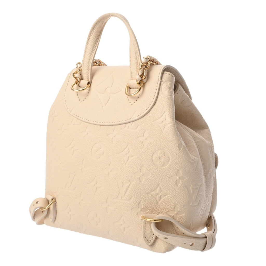 Louis Vuitton White Leather Backpack (Pre-Owned)