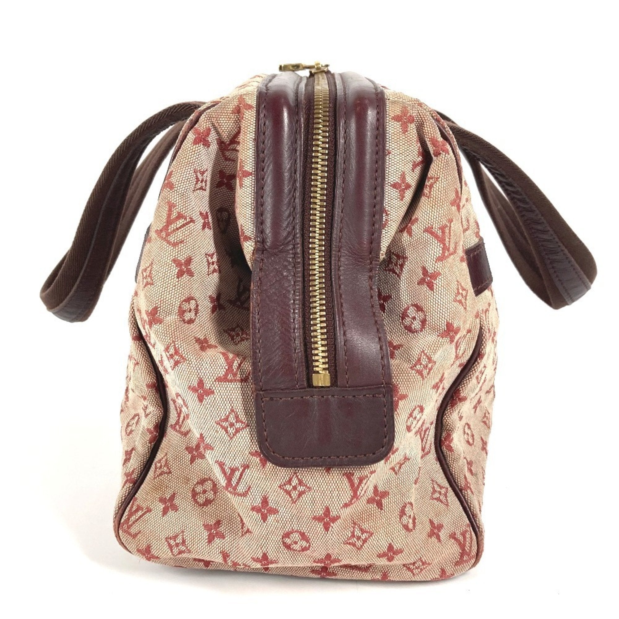 Louis Vuitton Cerise Monogram Red Color Monogram Mini Boston Bag Handbag (Pre-Owned)
