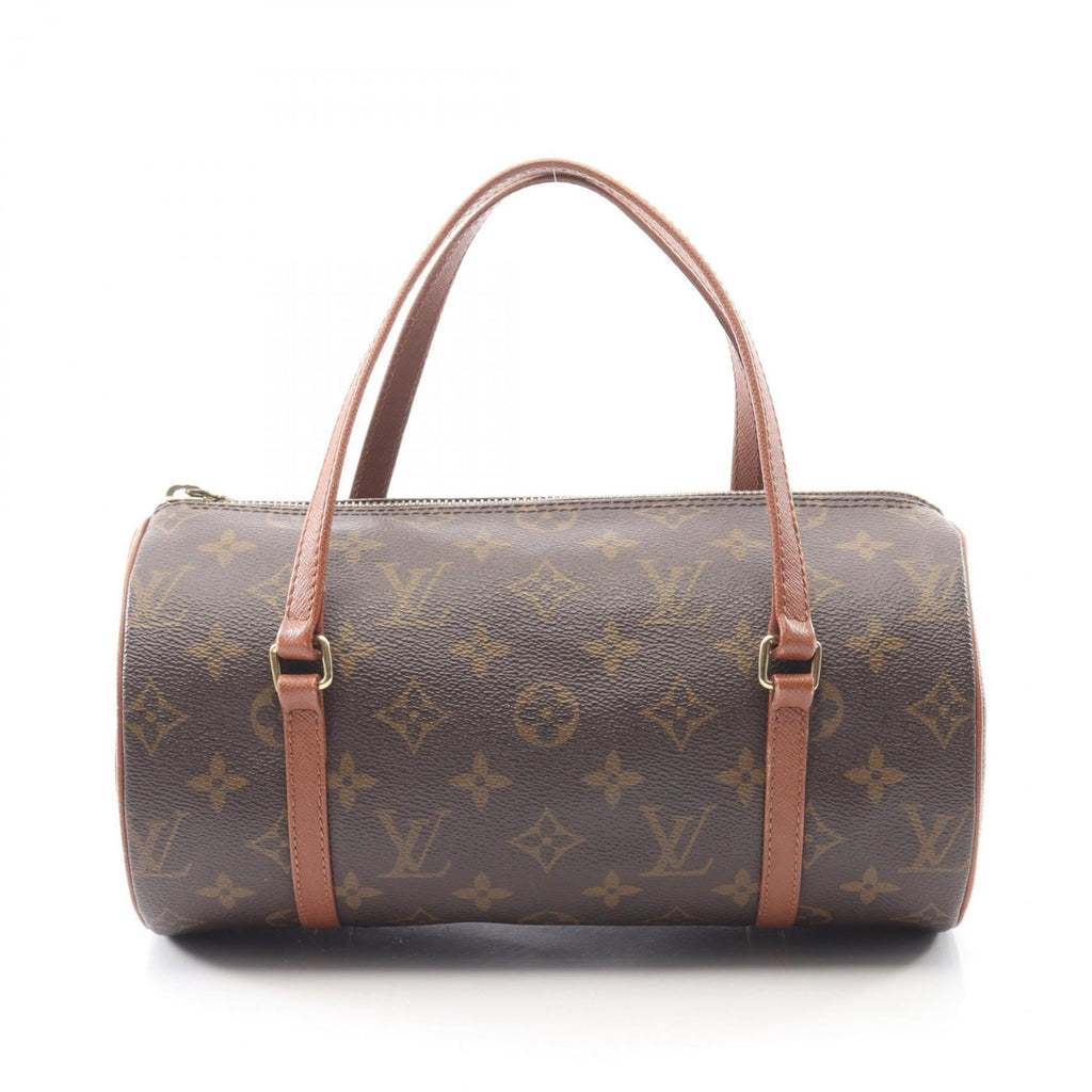 Louis Vuitton Brown Monogram Coated Canvas Leather Handbag (Pre-Owned)