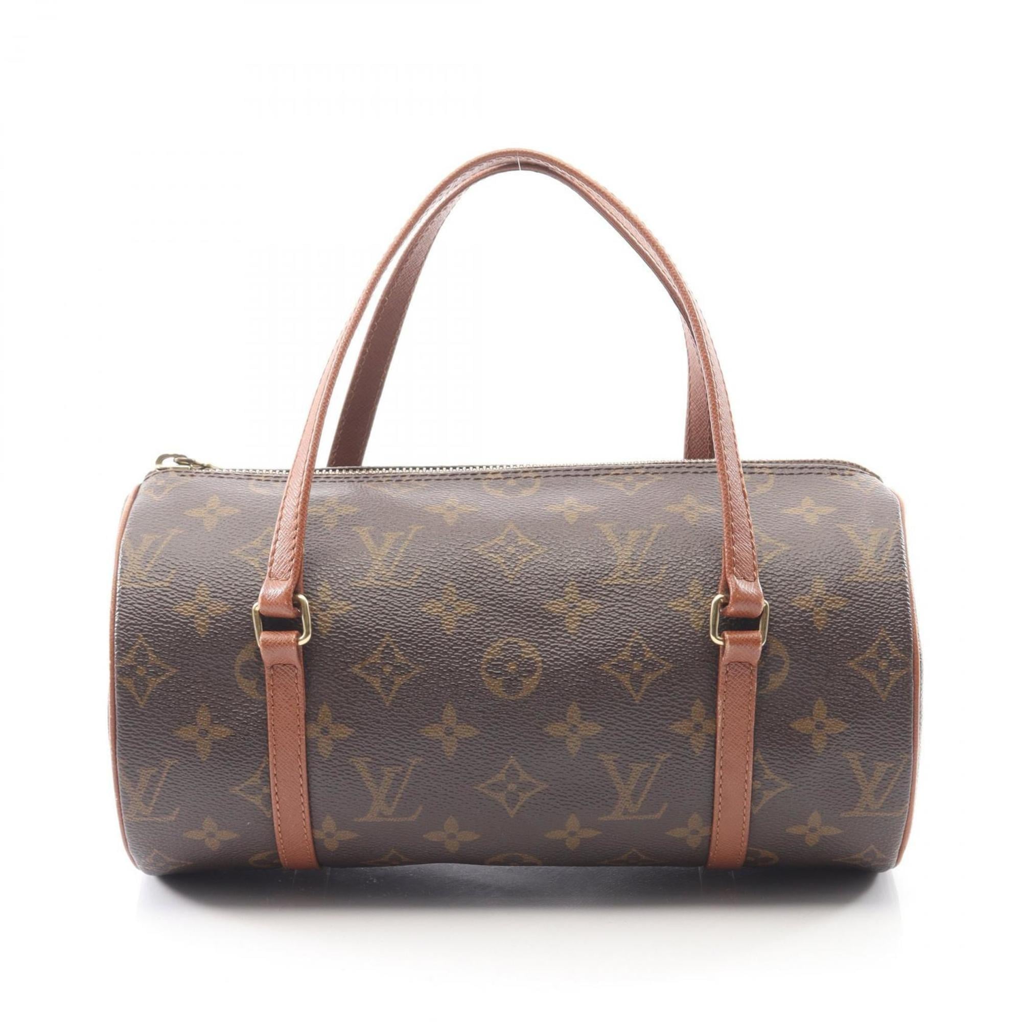 Louis Vuitton Brown Monogram Coated Canvas Leather Handbag (Pre-Owned)