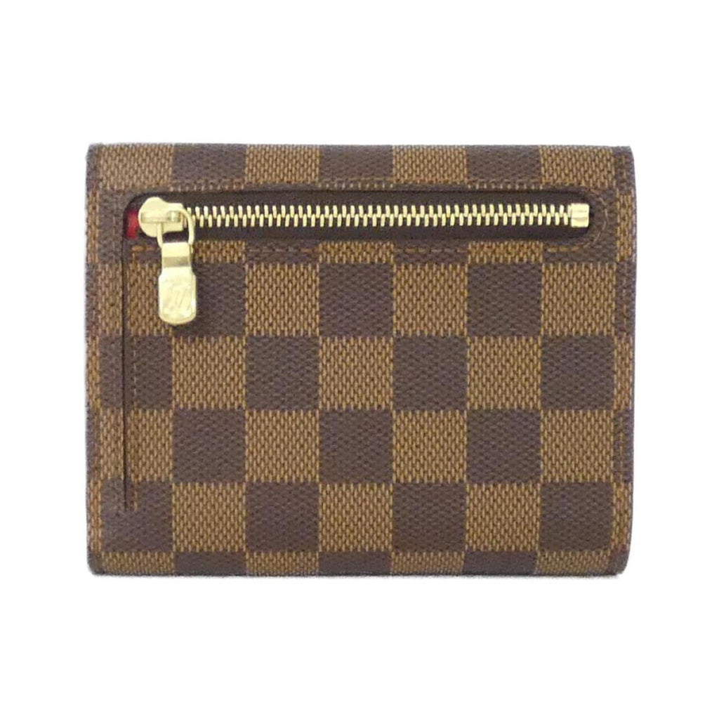 Louis Vuitton Ebene Coated Canvas Wallet (Tri-Fold) (Pre-Owned)