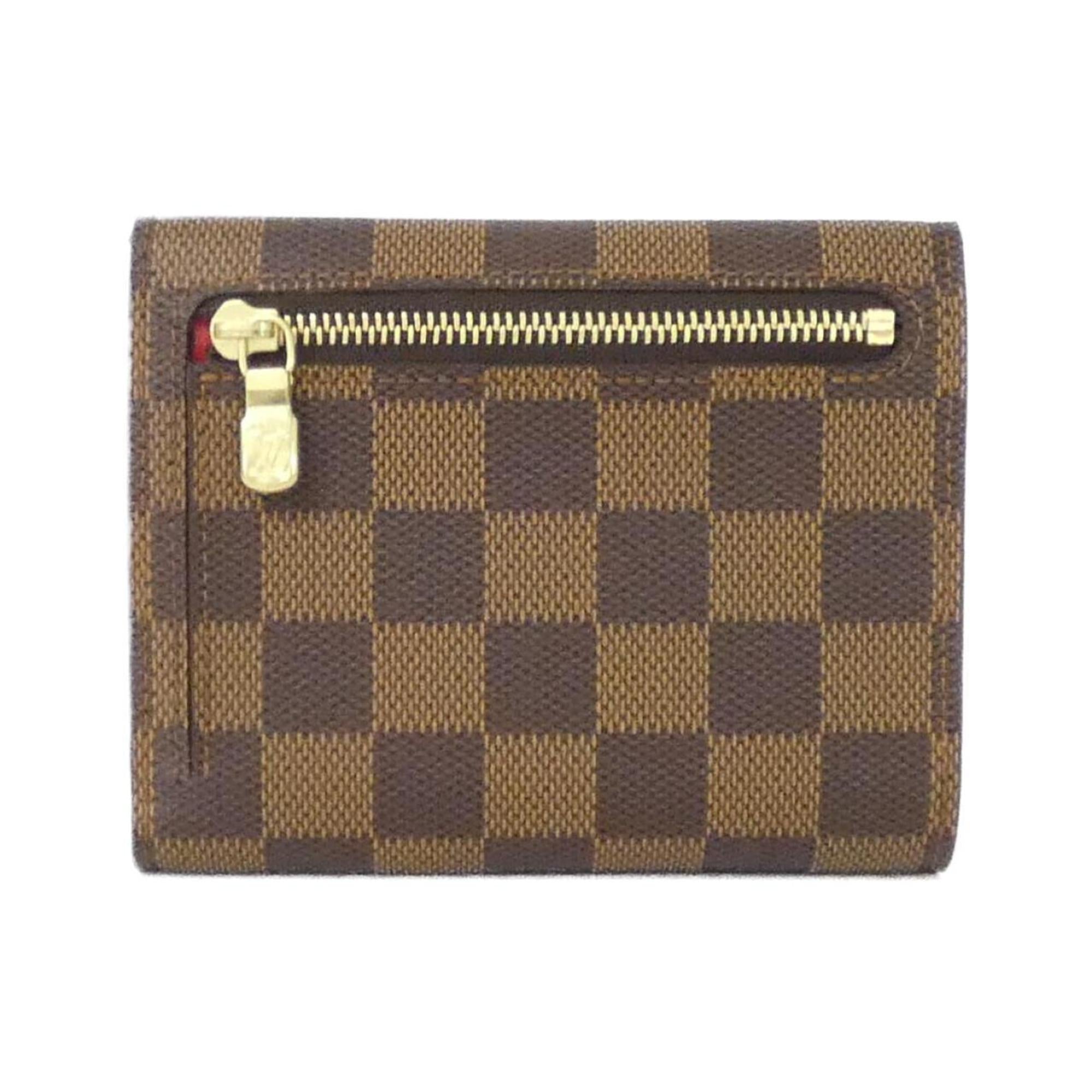 Louis Vuitton Ebene Coated Canvas Wallet (Tri-Fold) (Pre-Owned)