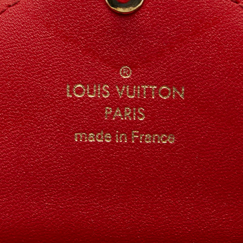 Louis Vuitton Monogram Brown Red Color Pvc Leather Pochette (Pre-Owned)