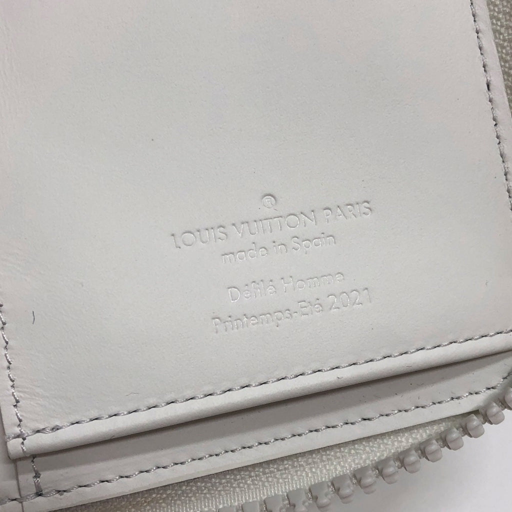 Louis Vuitton Monogram White Long Wallet (Bi-Fold) (Pre-Owned)