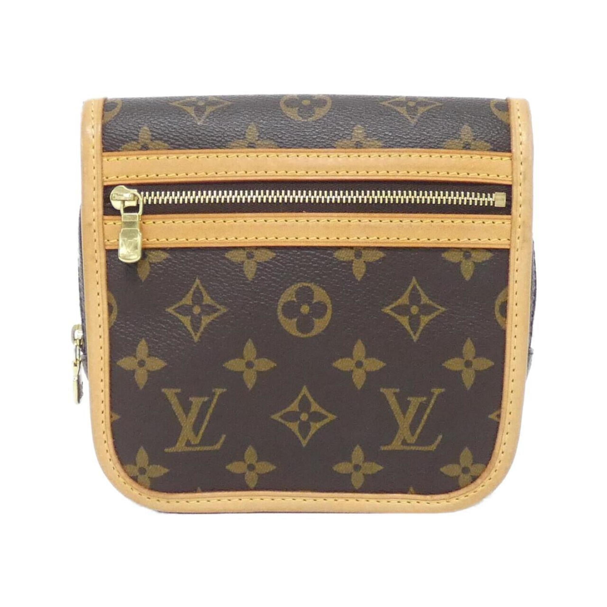 Louis Vuitton Marron Coated Canvas Shoulder Bag (Pre-Owned)