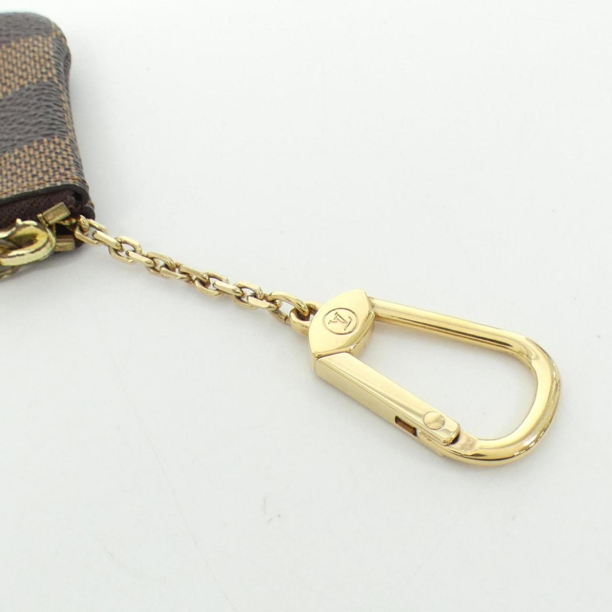 Louis Vuitton Ebene Coated Canvas Coin Purse/Coin Case (Pre-Owned)