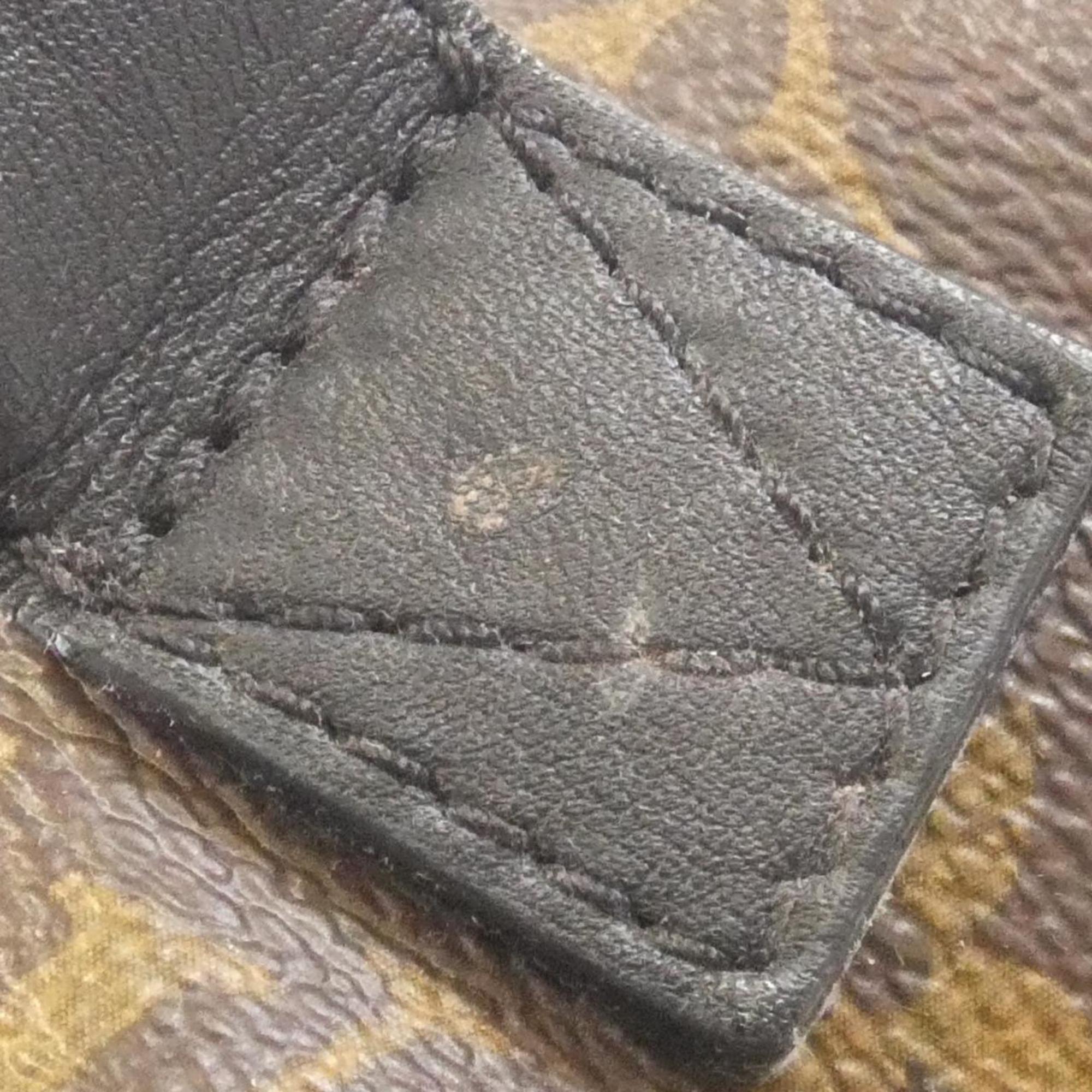 Louis Vuitton Brown Coated Canvas Backpack (Pre-Owned)