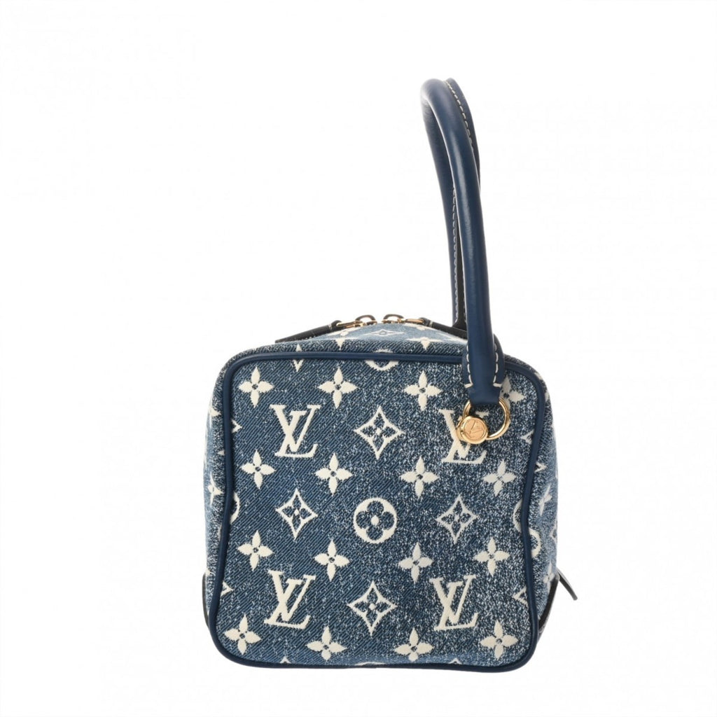 Louis Vuitton Blue Monogram Jacquard Denim Handbag (Pre-Owned)