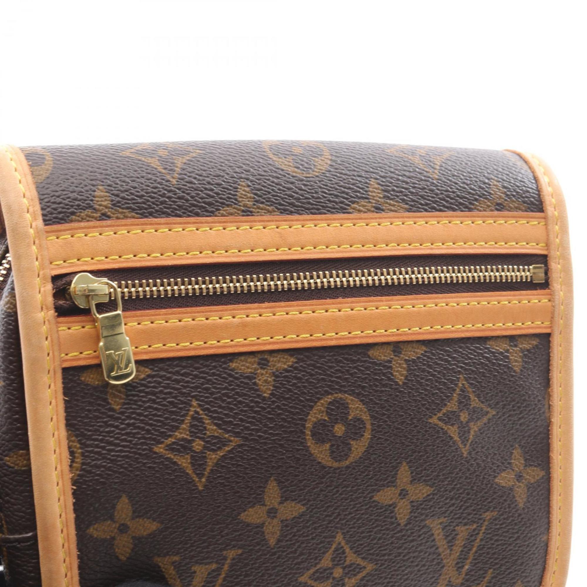 Louis Vuitton Brown Coated Canvas Leather Fanny Pack (Pre-Owned)