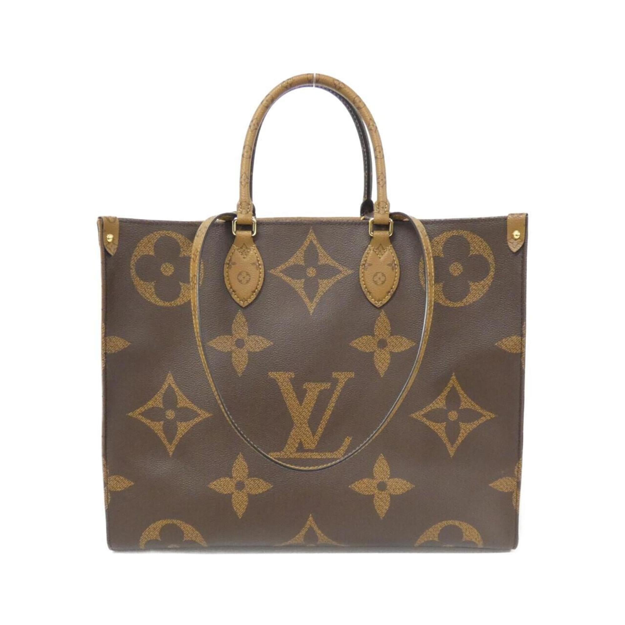 Louis Vuitton Marron Coated Canvas Handbag (Pre-Owned)