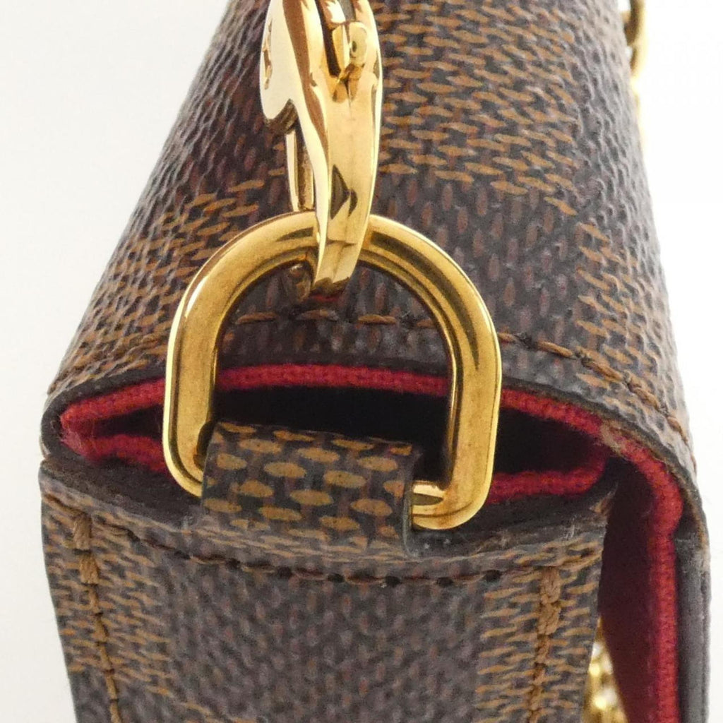 Louis Vuitton Ebene Coated Canvas Pochette Shoulder Bag (Pre-Owned)