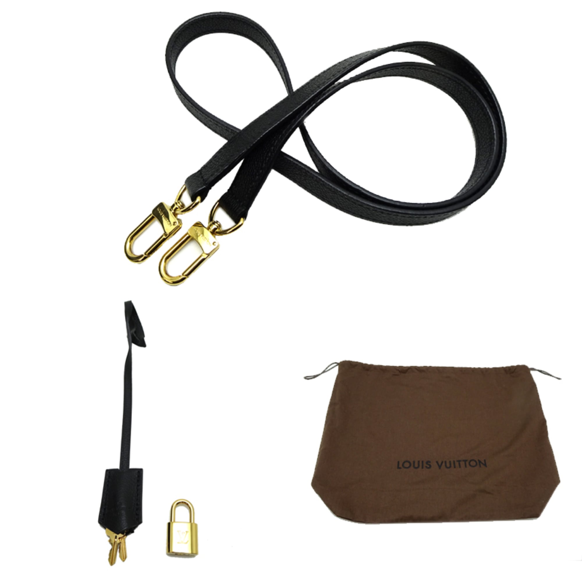 Louis Vuitton Black Noir Monogram Empreinte Shoulder Bag (Pre-Owned)