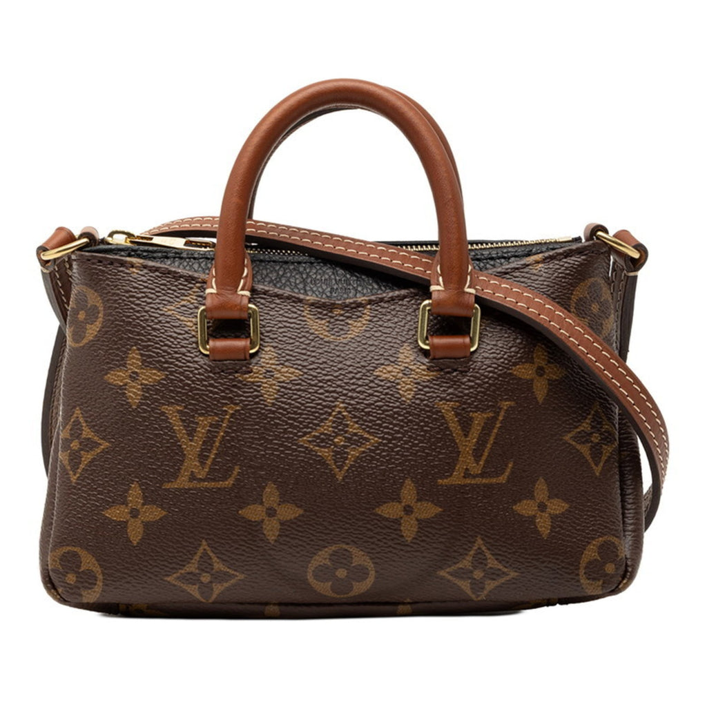 Louis Vuitton Brown Monogram Noir Monogram Handbag Shoulder Bag (Pre-Owned)