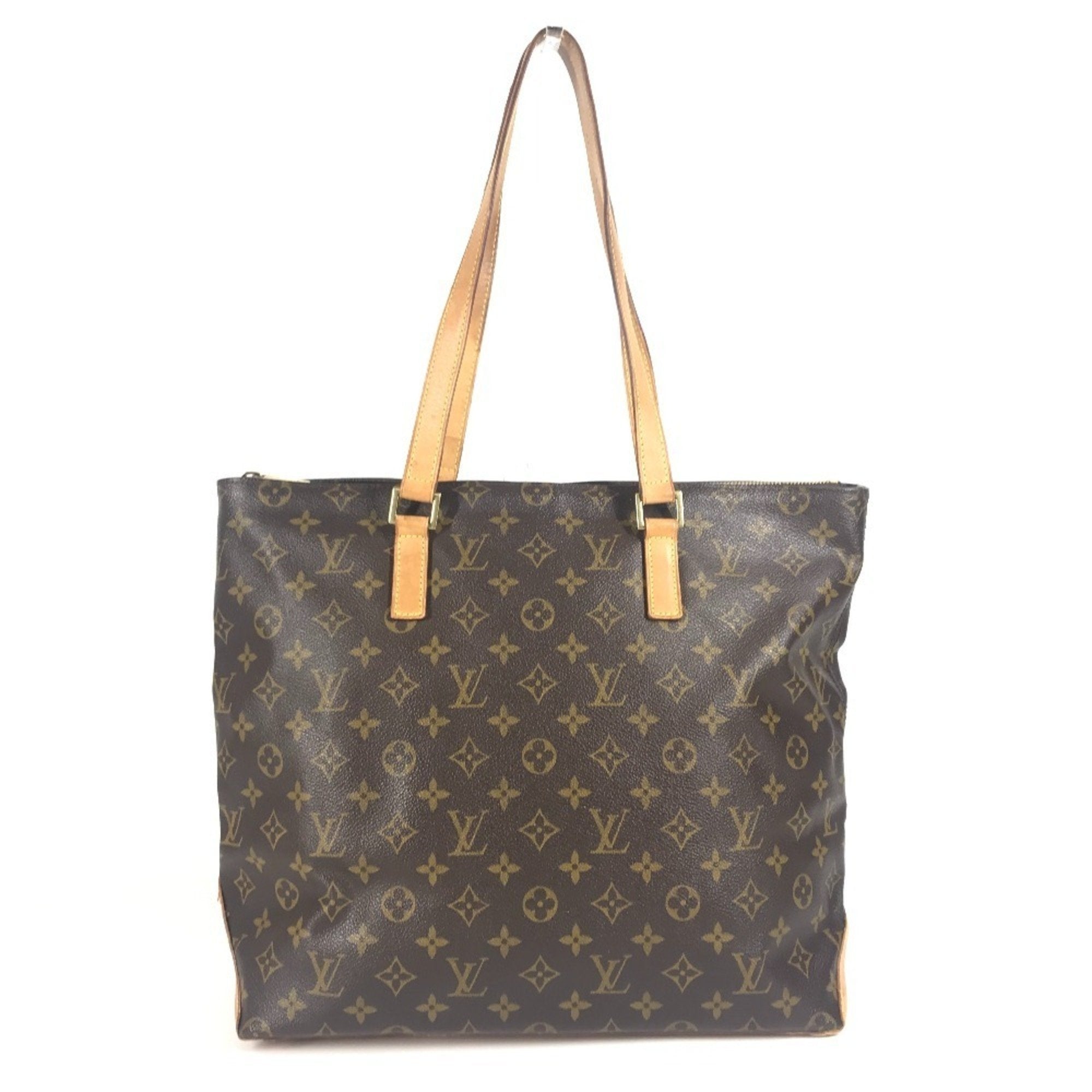 Louis Vuitton Brown Monogram Canvas Shoulder Bag Tote Bag (Pre-Owned)