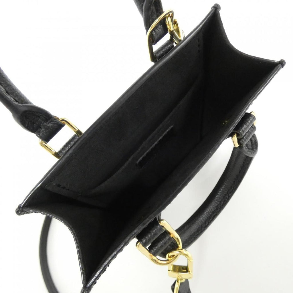 Louis Vuitton Monogram Empreinte Beige Black Leather Handbag (Pre-Owned)