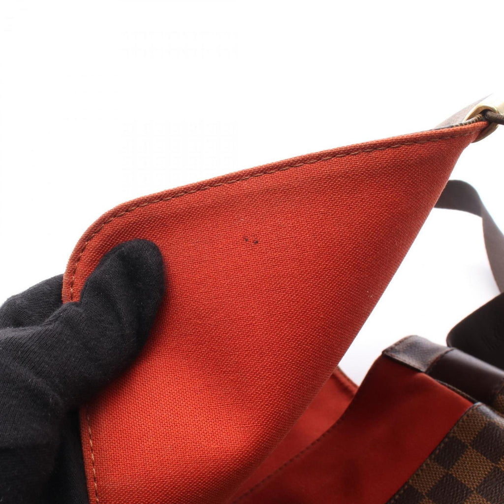 Louis Vuitton Brown Ebene Coated Canvas Leather Shoulder Bag (Pre-Owned)