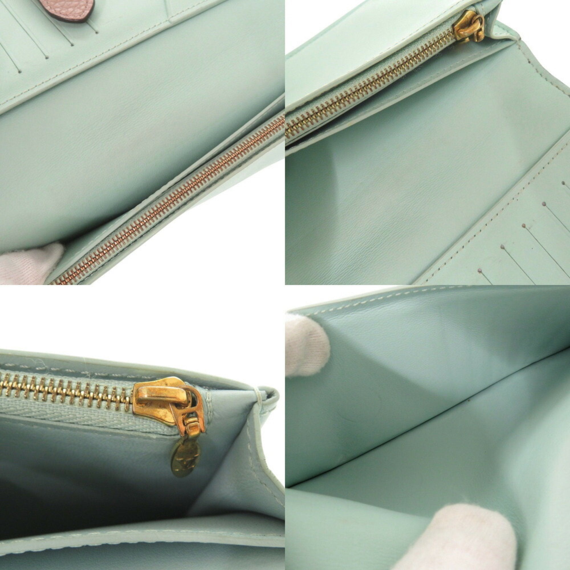 Louis Vuitton Galle Leather Long Wallet (Bi-Fold) (Pre-Owned)