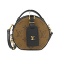 Louis Vuitton Monogram Reverse Marron Coated Canvas Shoulder Bag (Pre-Owned)