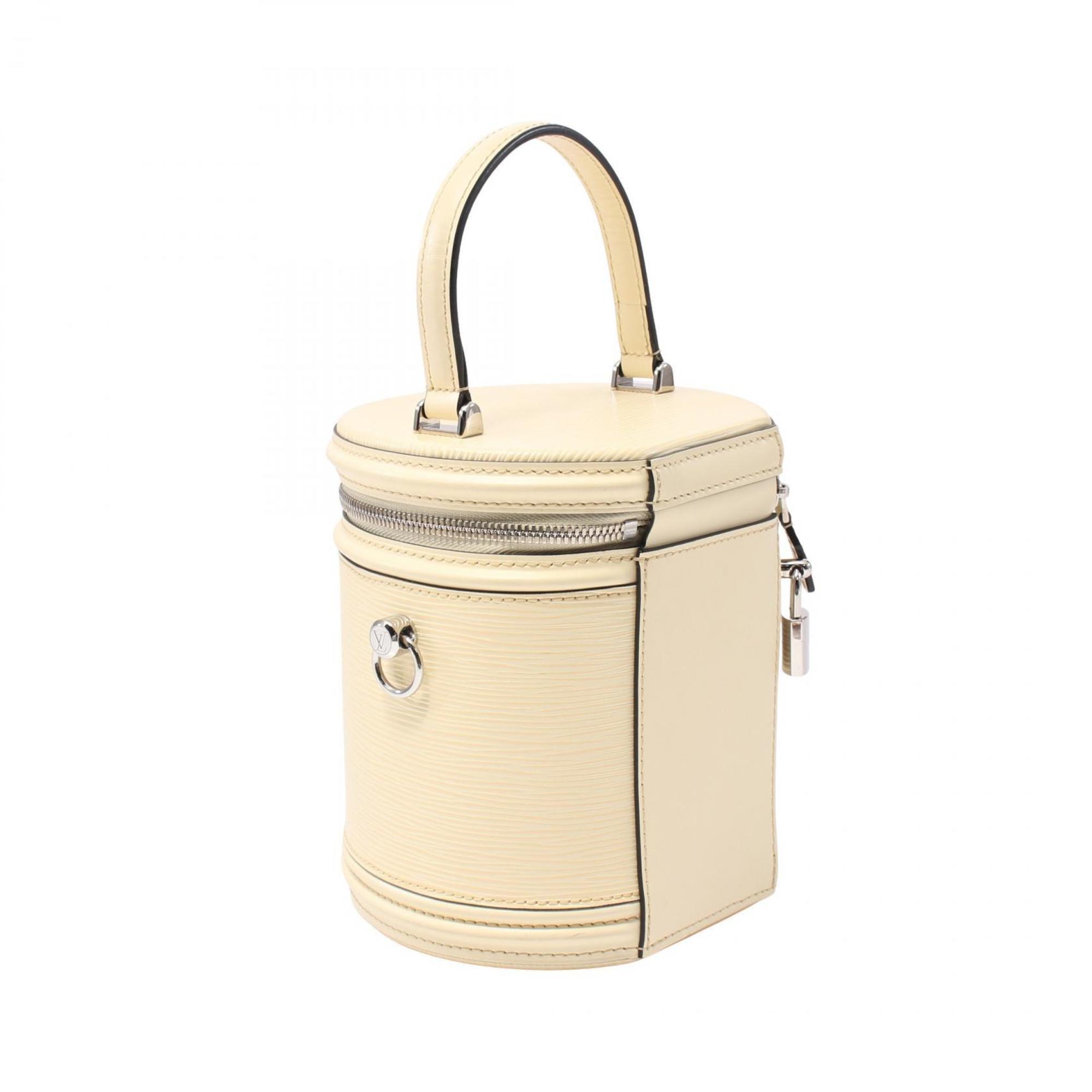 Louis Vuitton Yellow Epi Leather Handbag Vanity Bag (Pre-Owned)