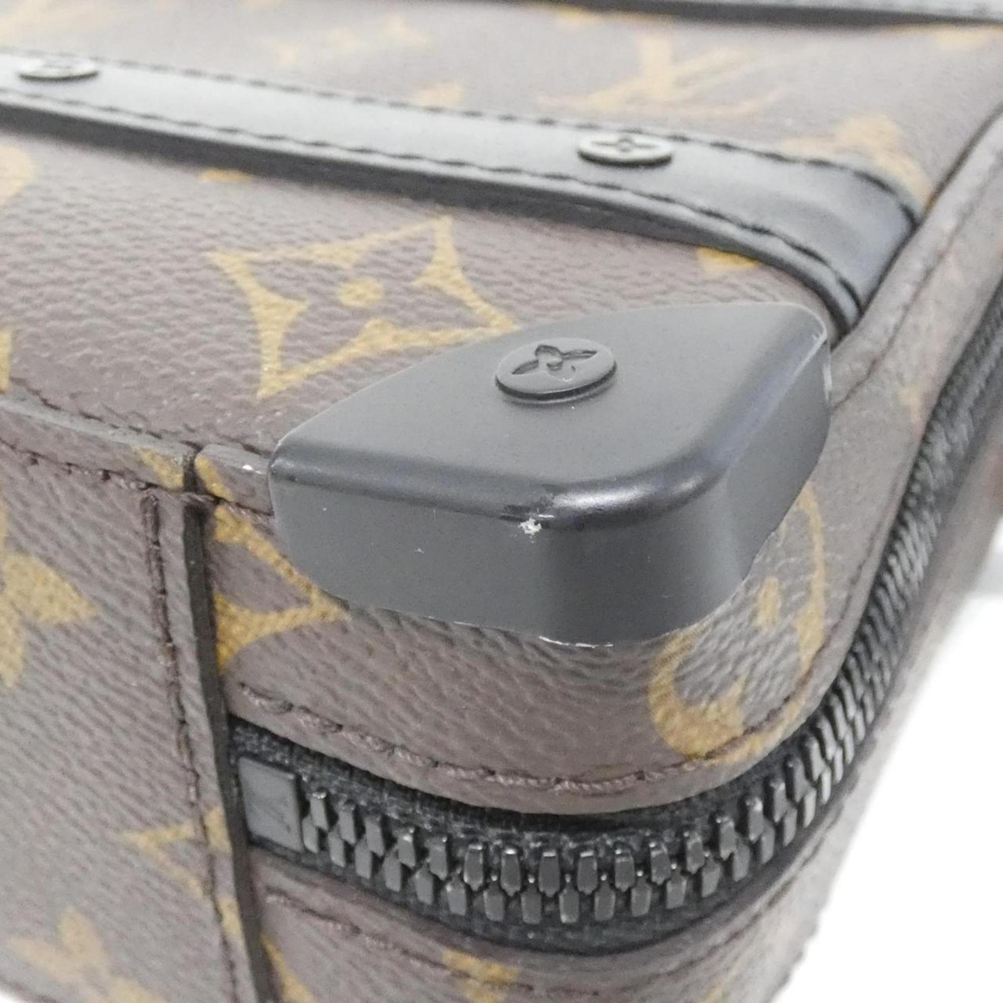 Handle Soft Trunk Bag Macassar Monogram Canvas