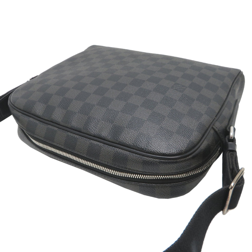 Louis Vuitton Black Damier Graphite Shoulder Bag (Pre-Owned)