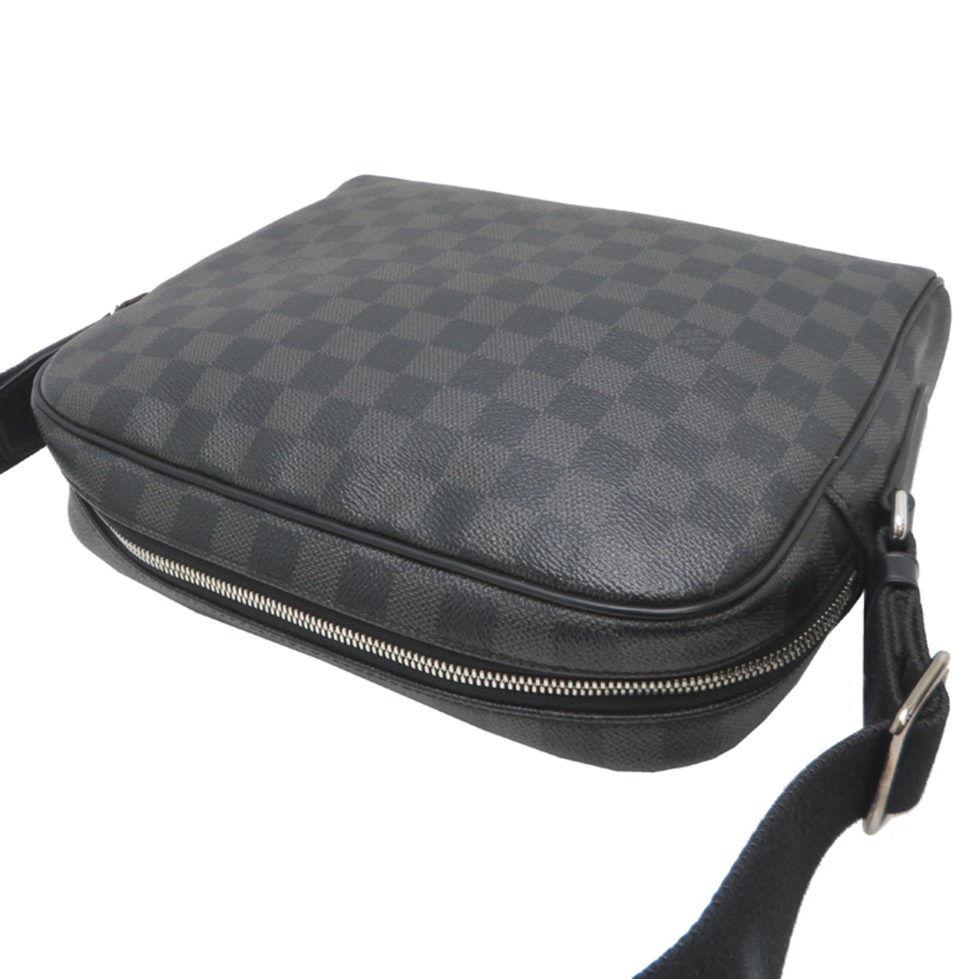 Louis Vuitton Black Damier Graphite Shoulder Bag (Pre-Owned)