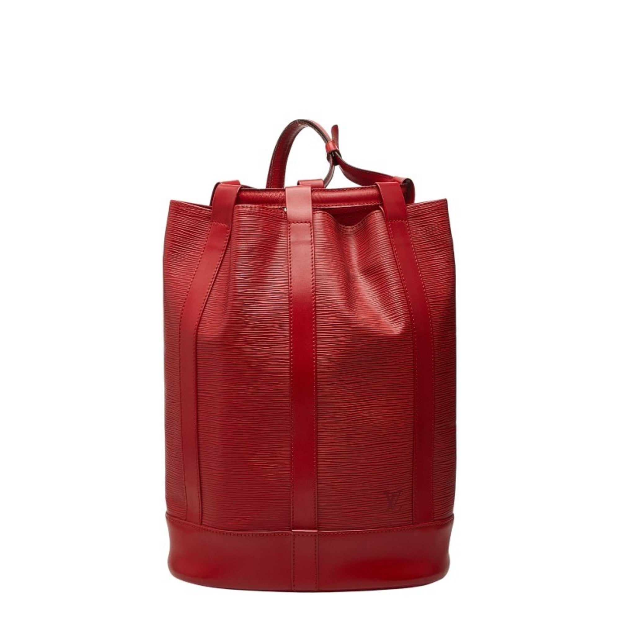 Louis Vuitton Castilian Red Epi Leather Shoulder Bag (Pre-Owned)