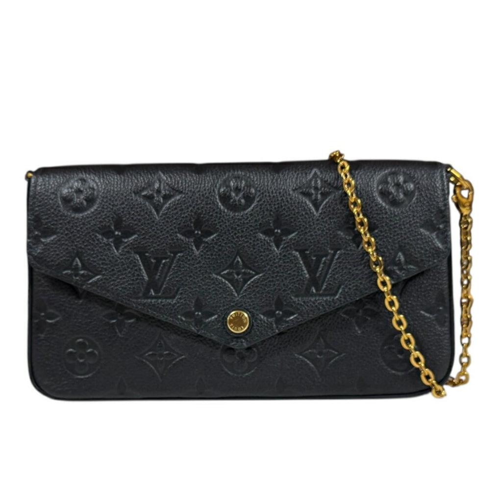 Louis Vuitton Black Monogram Empreinte Shoulder Bag (Pre-Owned)