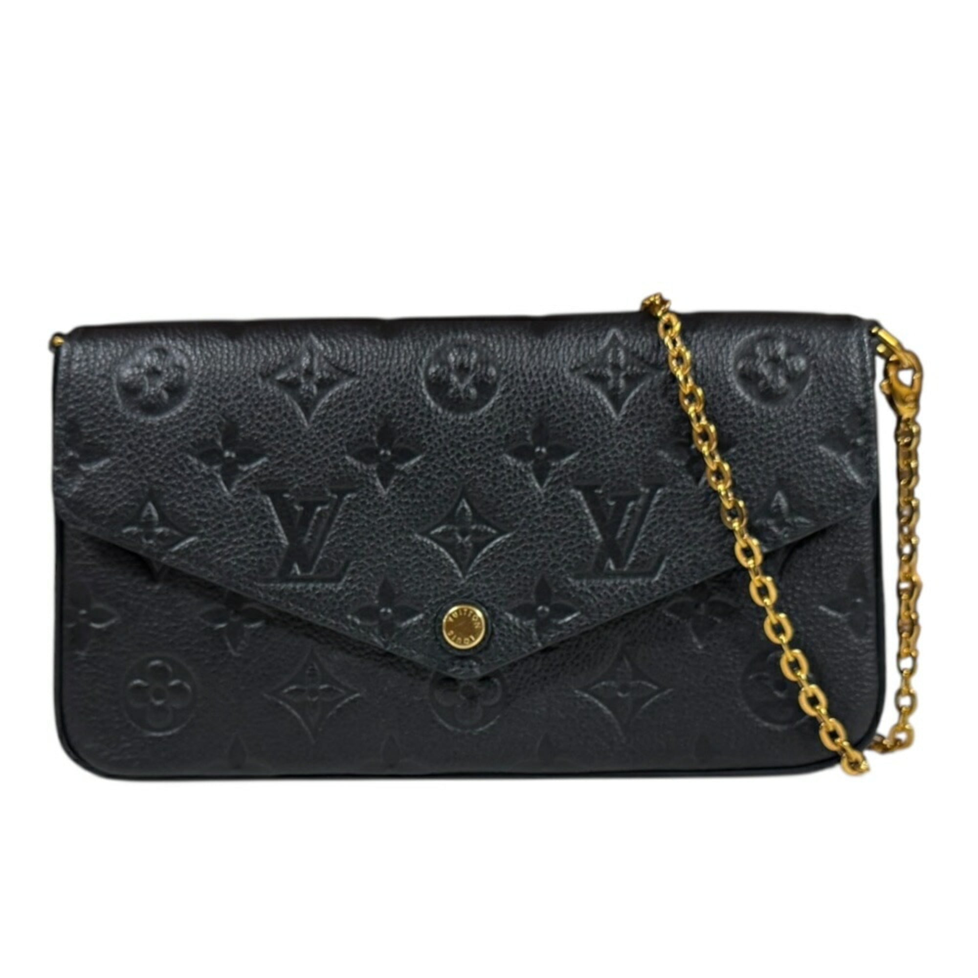Louis Vuitton Black Monogram Empreinte Shoulder Bag (Pre-Owned)