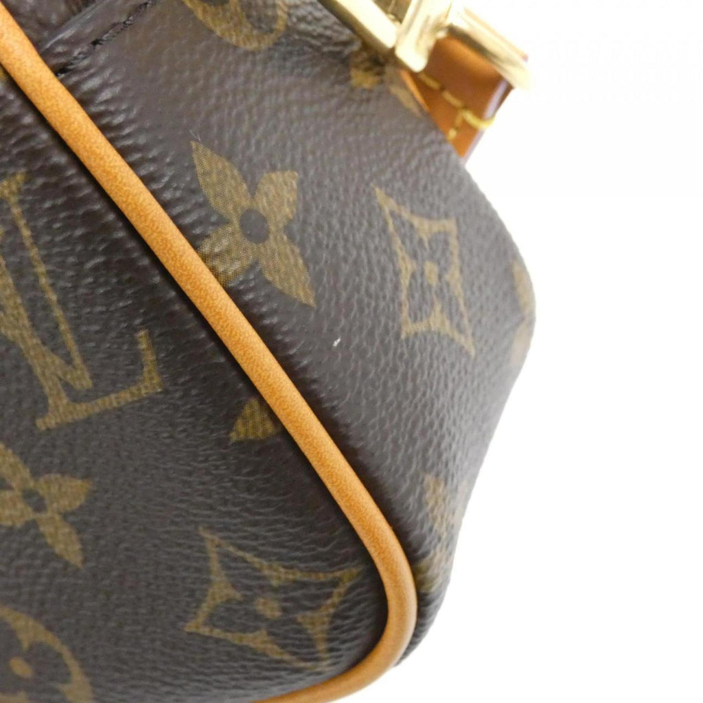 Louis Vuitton Marron Coated Canvas Shoulder Bag (Pre-Owned)