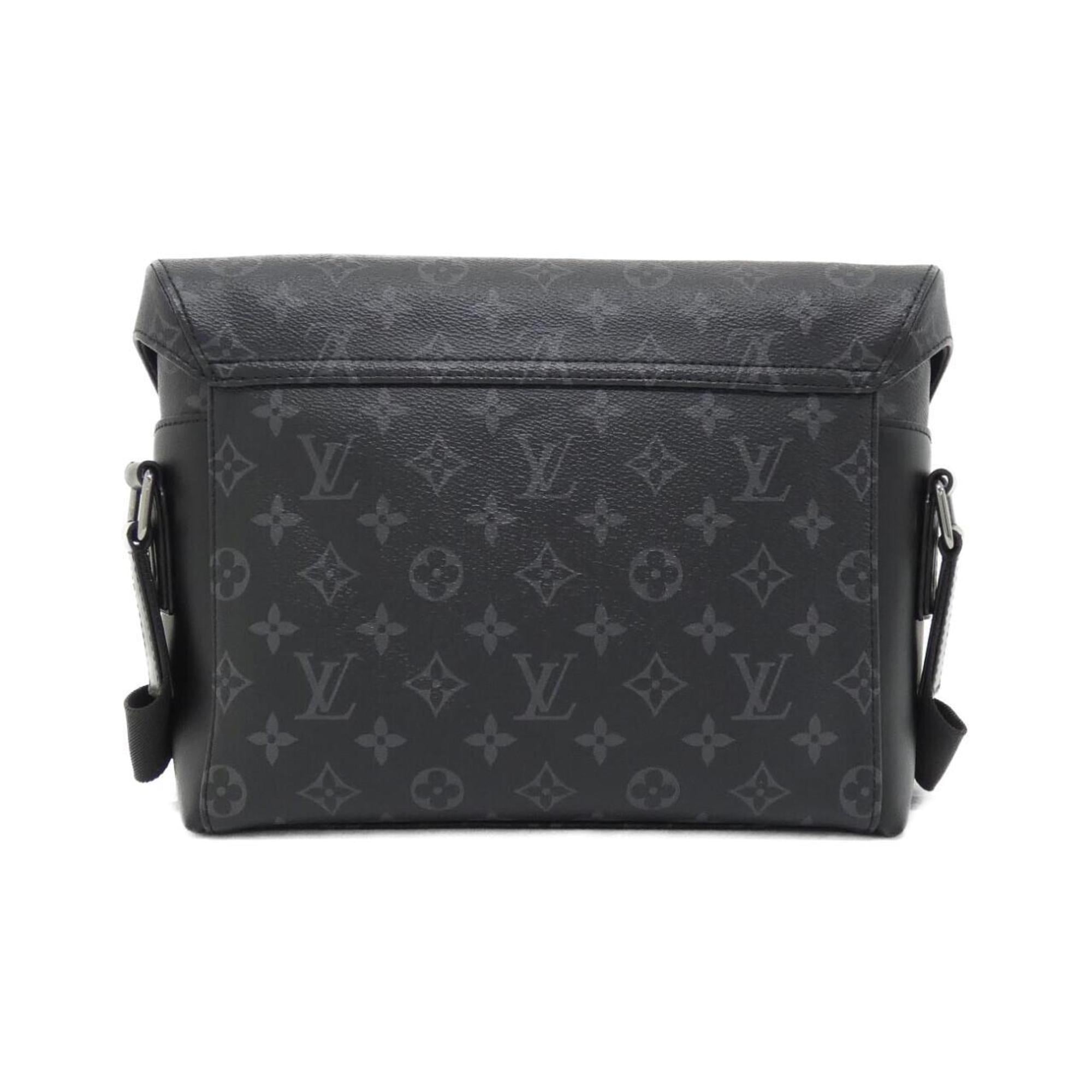 Louis Vuitton Black Coated Canvas Shoulder Bag (Pre-Owned)