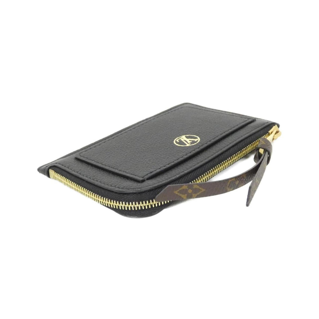 Louis Vuitton Black Leather Coin Purse/Coin Case (Pre-Owned)