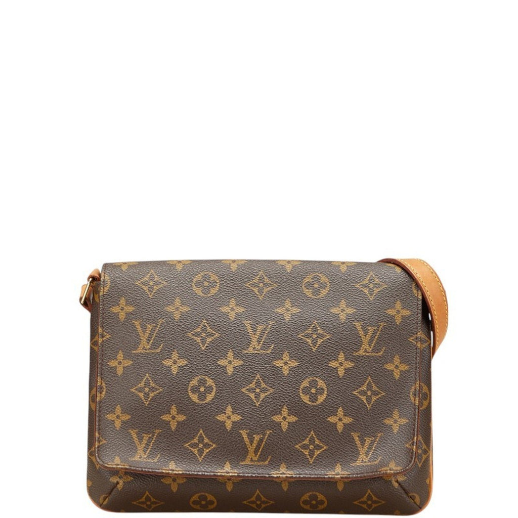 Louis Vuitton Monogram Brown Pvc Leather Handbag Shoulder Bag (Pre-Owned)