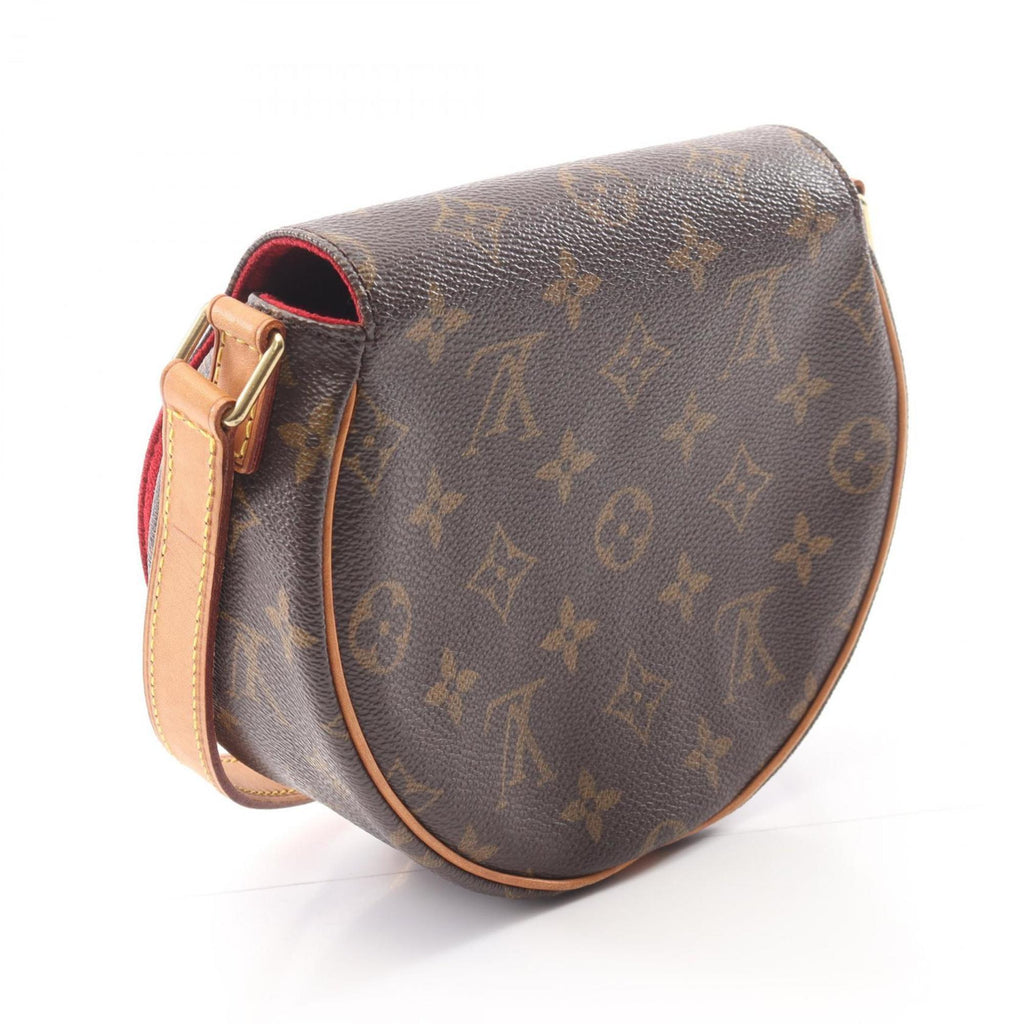 Louis Vuitton Brown Monogram Coated Canvas Leather Shoulder Bag (Pre-Owned)