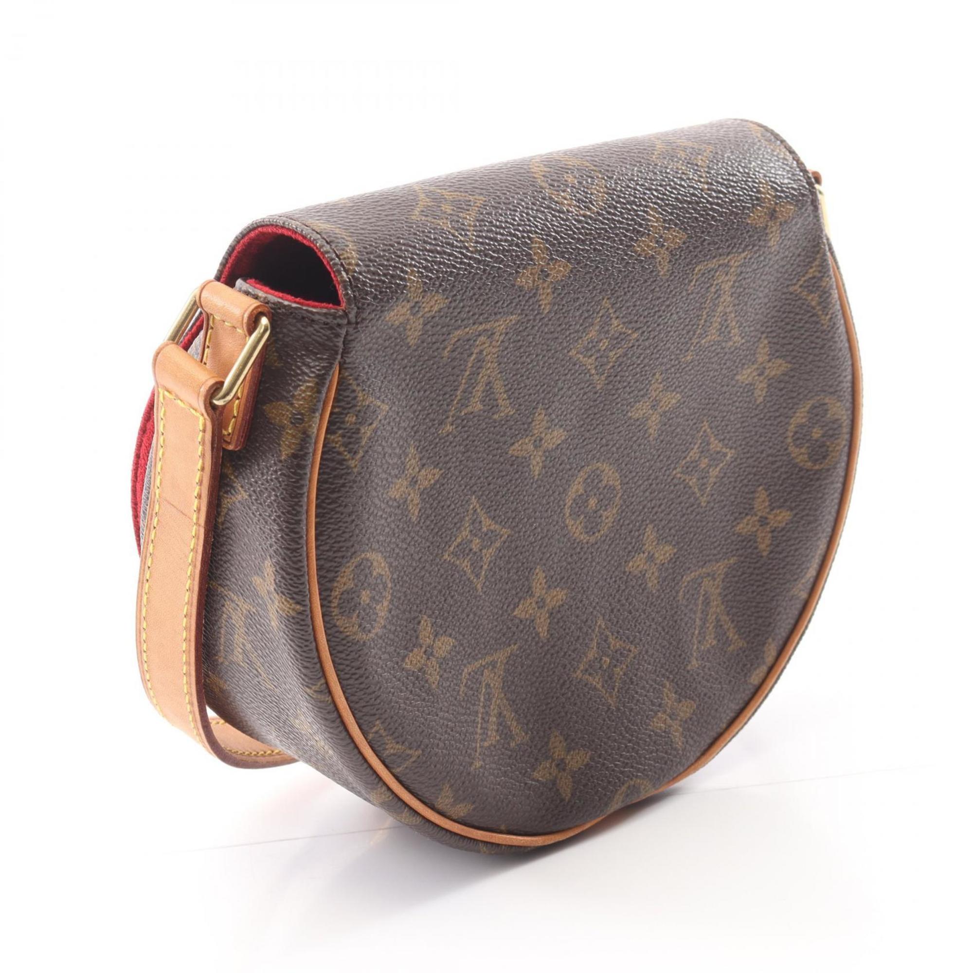 Louis Vuitton Brown Monogram Coated Canvas Leather Shoulder Bag (Pre-Owned)